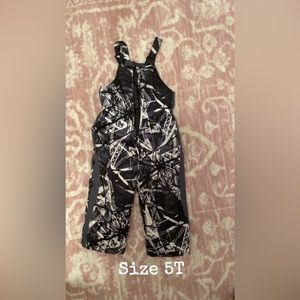 Size 5 Youth Snow Bibs